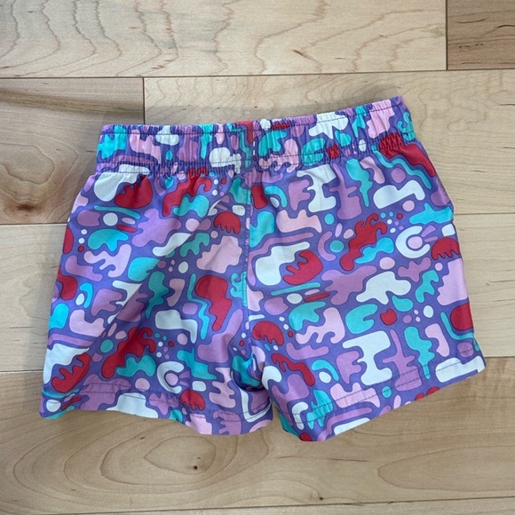 Colorful Abstract Patterned Shorts - Picture 2 of 3